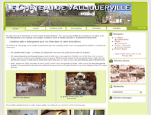 Tablet Screenshot of chateau-de-valliquerville.com